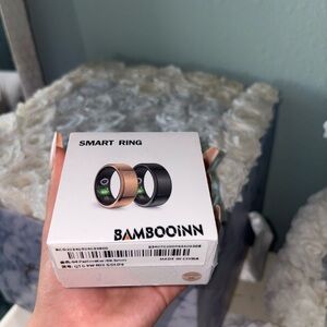 BAMBOO Black and Gold Smart Ring Wearable
